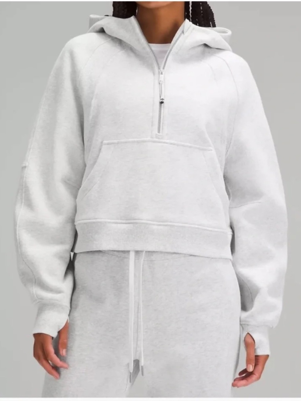 Lululemon Cropped Scuba Hoodie